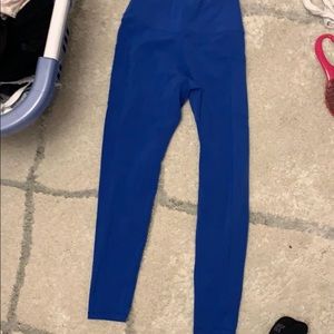 Blue leggings